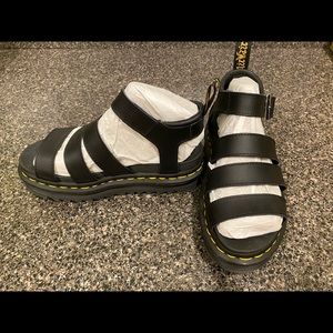 NWOT Dr. Martens Leather Sandals. Size 5